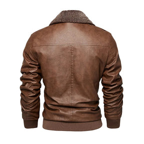 Forza e Stile in una Giacca da Uomo in Vera Pelle – Thompson Baker