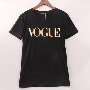 Camiseta Feminina Vogue - Manga Curta