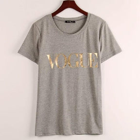 Camiseta Feminina Vogue - Manga Curta