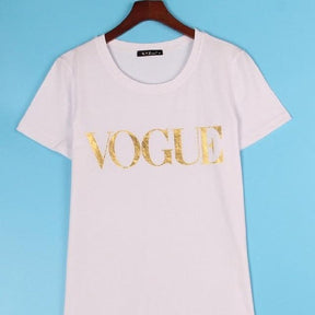 Camiseta Feminina Vogue - Manga Curta