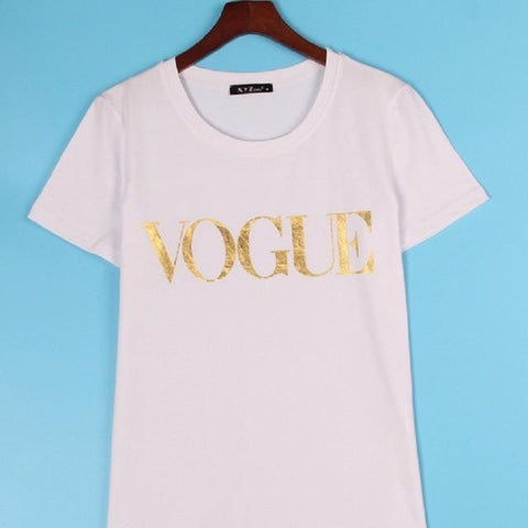 Camiseta Feminina Vogue - Manga Curta