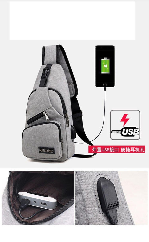 Mochila Run-X - Anti Furto com saída USB