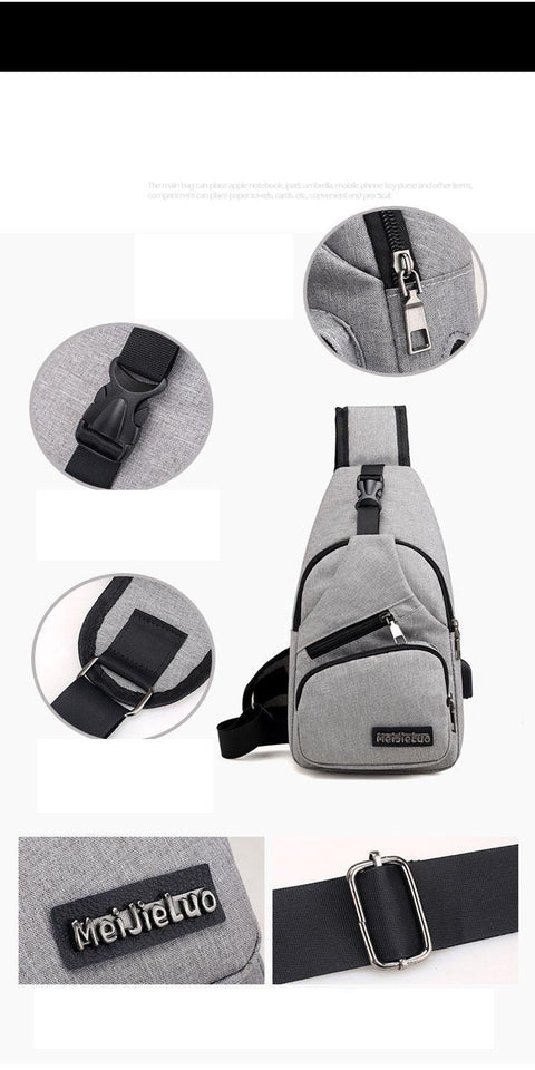 Mochila Run-X - Anti Furto com saída USB