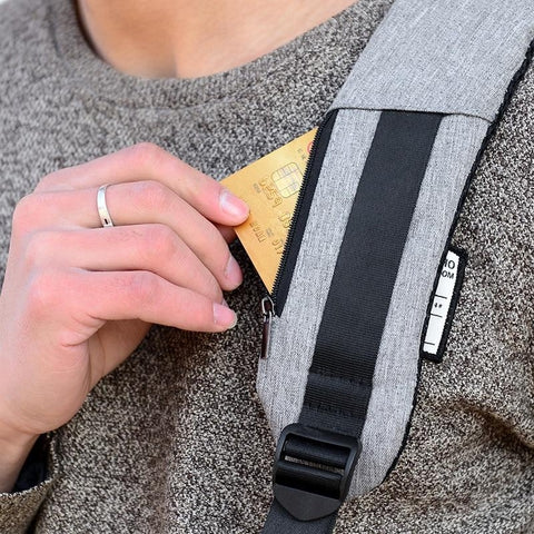 Mochila Note-X com sistema Antifurto e Impermeável