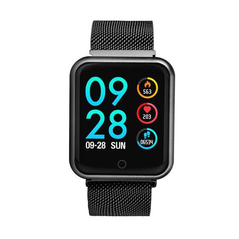 Relógio Smartwatch P68 Inteligente /  Monitor De Pressão Arterial Frequência Cardíaca Impermeável Iphone Android Saúde