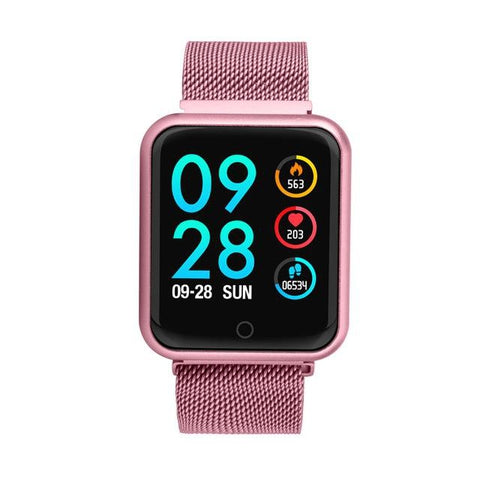 Relógio Smartwatch P68 Inteligente /  Monitor De Pressão Arterial Frequência Cardíaca Impermeável Iphone Android Saúde