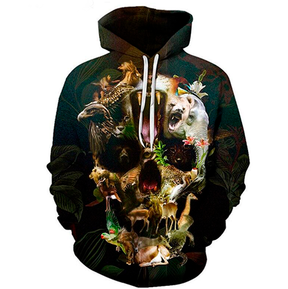 Moletom Skull Flower